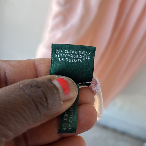 Lauren Ralph Lauren Evening Bridesmaids Maxi Gown Size 14 - Picture 13 of 16